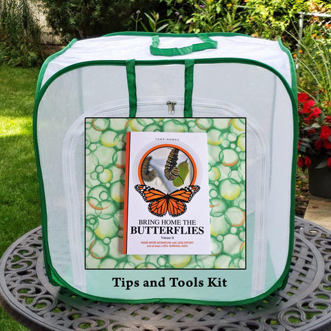 Monarch Butterfly Kits- Butterfly Cages, Helpful Raising Tools, Butterfly Books