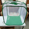 big cube clear view butterfly and caterpillar cage with see through mesh