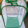 tall baby clear view caterpillar cage with see-through mesh on all sides- raise butterflies at home